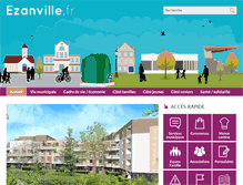 Tablet Screenshot of ezanville.fr
